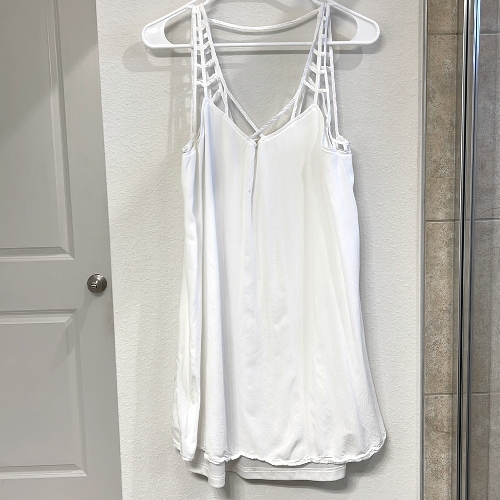 Short Dress - Large - White - Like New